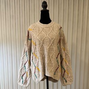 ModCloth Argyle Knit Sweater